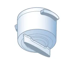 Service cap for Filter cartridge (RO and Crystal  systems) 