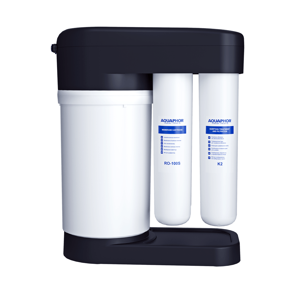Aquaphor water filter system RO-102S (Zwart)