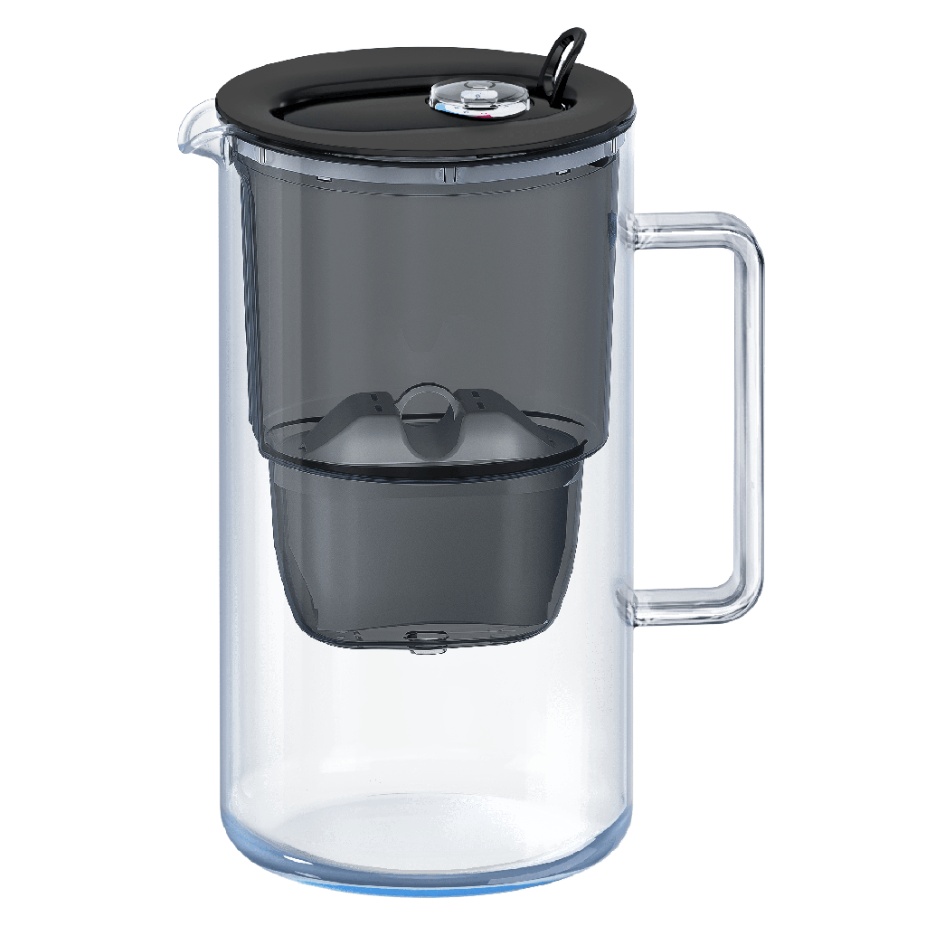 [522664] Aquaphor Glass water filter pitcher(Maxfor+) (Black)