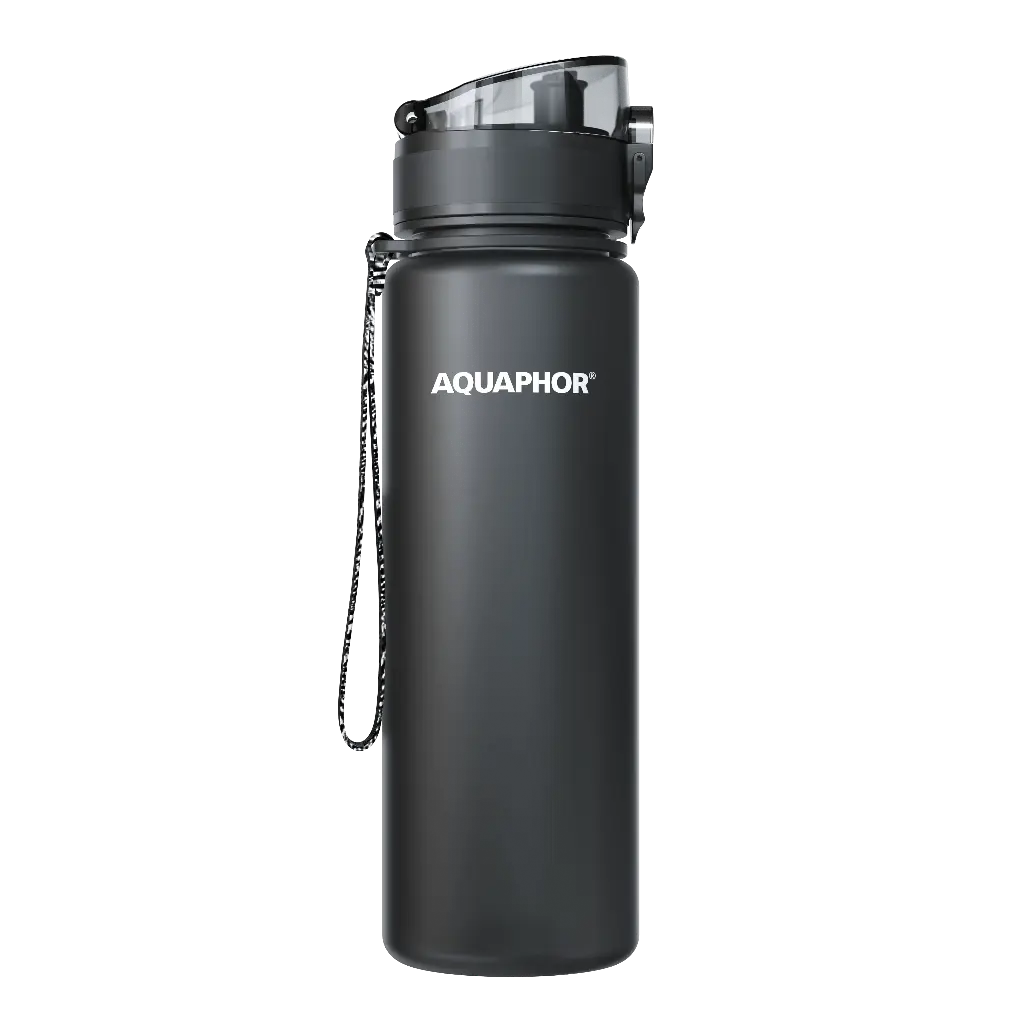 [526603] Bouteille filtrante Aquaphor City 0,5 l (Noir)
