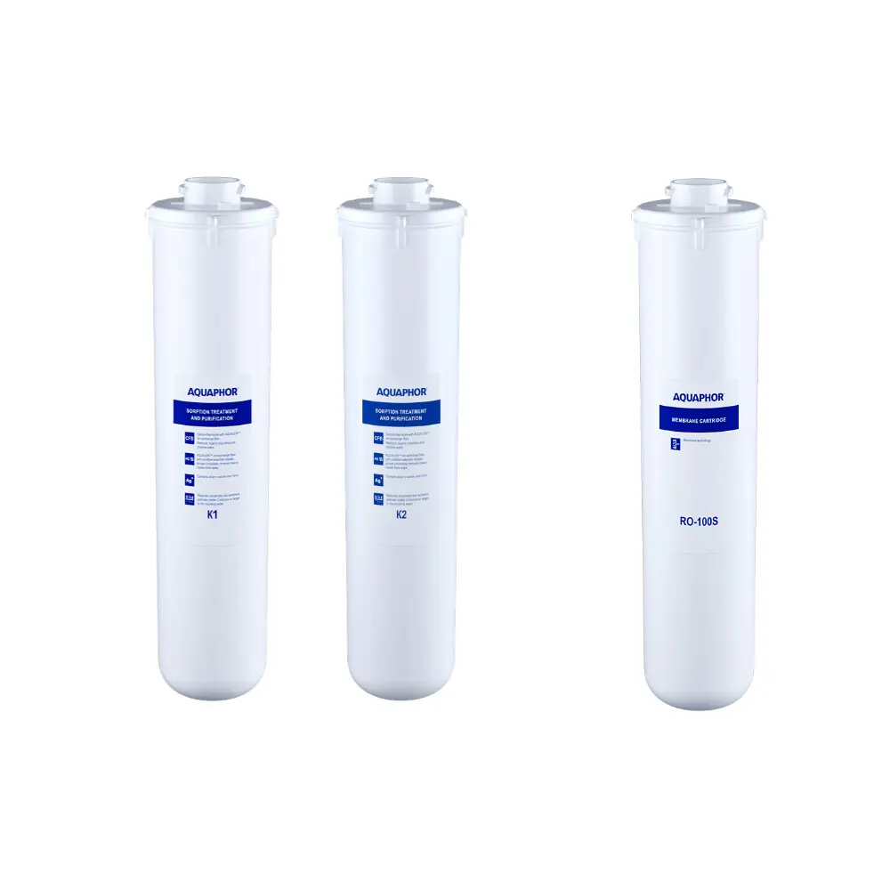 Set 3 of  replacement cartridges K1/K2/K7BM  for RO-102S systems. (kit)