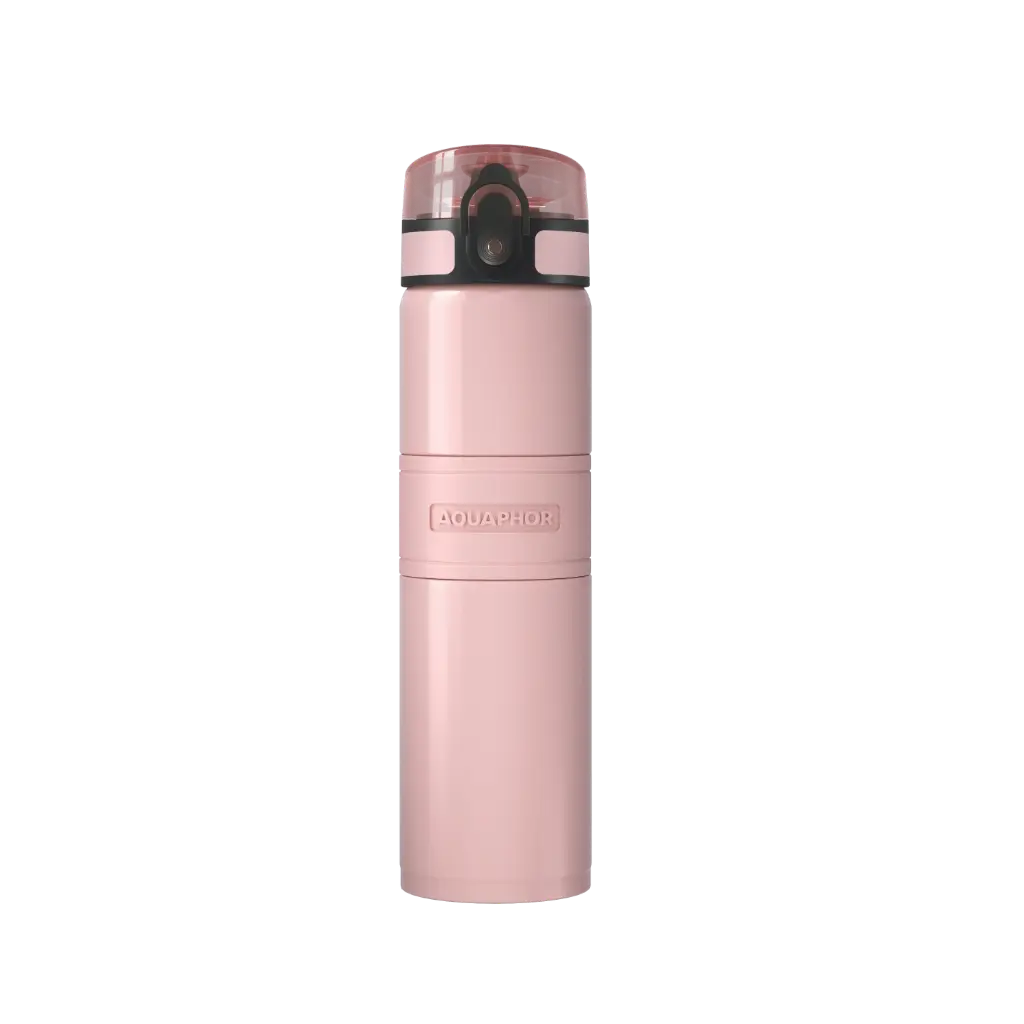 [524645] Bouteille Thermos City Cool avec filtre (500 ml) (glow pink))