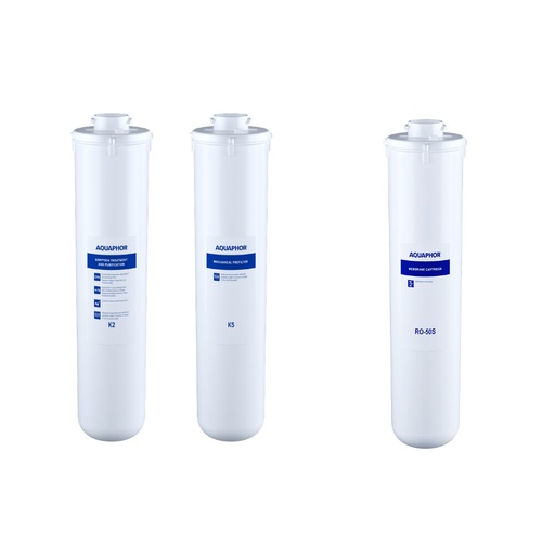 Set3 replacement cartridges K2/K5/RO-50S (membrane) for RO-101S Morion (kit)