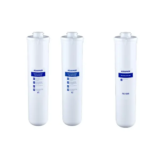 Set 3 of  replacement cartridges K1/K2/K7BM  for RO-102S systems. (kit)
